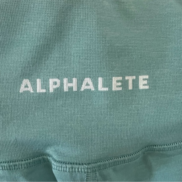 Size small Alphalete Women's Jade Green OG Revival Leggings - Picture 2 of 7